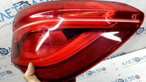 BMW X1 F48 16-19 LED outer right fender light, scratches, cracks under the glass