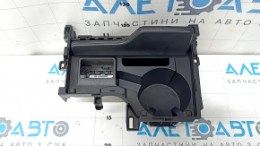 Cup holder for the center console with a trim for Lexus ES 19-22 in dark wood, glossy, scratches
