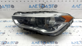 Front left headlight complete BMW X1 F48 16-19 LED, for polishing