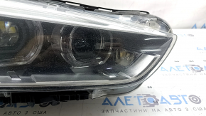 Front right headlight complete BMW X1 F48 16-19 LED, for polishing