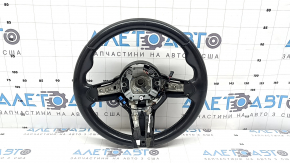 Naked steering wheel BMW X1 F48 16-22 black leather with heating, M-Sport, scratches