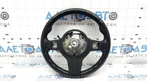 Naked steering wheel BMW X1 F48 16-22 black leather with heating, M-Sport, scratches