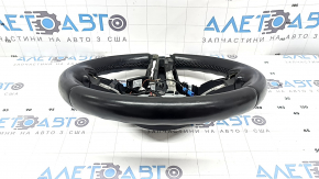Naked steering wheel BMW X1 F48 16-22 black leather with heating, M-Sport, scratches