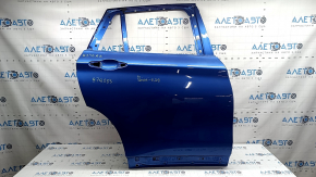 Bare rear right door BMW X1 F48 16-22 blue B45, painted 0.25