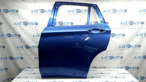 Bare rear left door BMW X1 F48 16-22 blue B45, painted 0.35