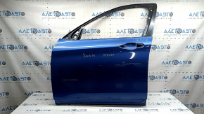Bare front left door BMW X1 F48 16-22 blue B45, painted 0.35