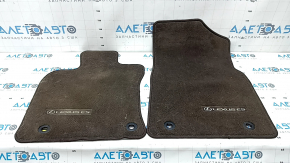 Set of interior floor mats, fabric, Lexus ES 19-26, brown, for cleaning