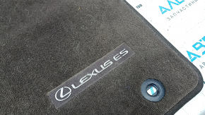 Set of interior floor mats, fabric, Lexus ES 19-26, brown, for cleaning