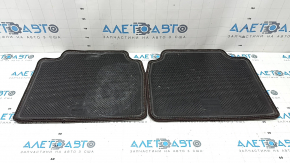 Set of interior floor mats, fabric, Lexus ES 19-26, brown, for cleaning