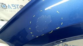 Front left wing BMW X1 F48 16-22 blue B45, painted 0.35, varnish peeled off