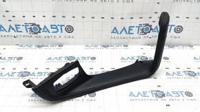 Center console trim under joystick BMW X1 F48 16-22 black leather, scratches