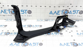 Center console trim under joystick BMW X1 F48 16-22 black leather, scratches