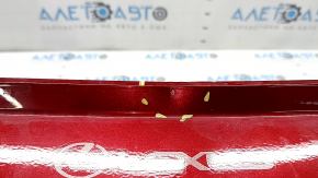 Bare rear bumper Lexus ES250 ES300h 20-26 for parking sensors, red, tears, scratches, broken fasteners, missing fragment