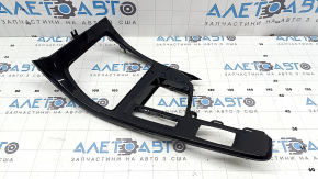 BMW X1 F48 16-19 center console trim, gloss black, worn