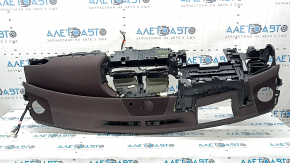 Torpedo front panel with AIRBAG Lexus ES 19-22 brown, under projection, worn