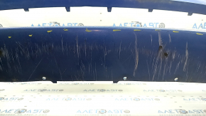 Front bare bumper BMW X1 F48 16-19 for parking sensors and PMA, M-Sport, blue, chips, unfinished holes, cracks, scratches