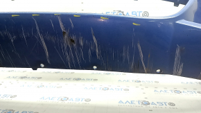 Front bare bumper BMW X1 F48 16-19 for parking sensors and PMA, M-Sport, blue, chips, unfinished holes, cracks, scratches