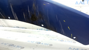 Front bare bumper BMW X1 F48 16-19 for parking sensors and PMA, M-Sport, blue, chips, unfinished holes, cracks, scratches