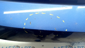 Rear bare bumper BMW X1 F48 16-22 for parking sensors, M-Sport, blue, scratches