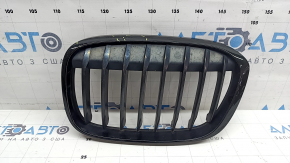 Radiator grill left BMW X1 F48 16-19 M-Sport, Shadow-Line, worn