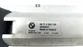 Cross rails 2 pcs BMW X1 F48 16-22 chrome, no key