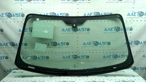 Ford Mustang mk6 15-23 windshield without sensors, air along the edge