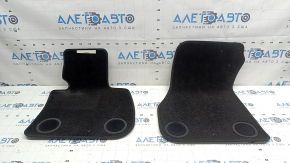 Set of floor mats for BMW X1 F48 16-19, fabric, black, Anthrazit, dry-cleanable
