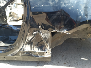 Quarter wing rear left Ford Mustang mk6 15-23 coupe, on the body, black. dented, torn