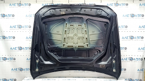 Bare hood BMW 5 F10 11-16 aluminum, blue A89, bumpers