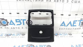Rear center console trim BMW X1 F48 19-22 black, worn