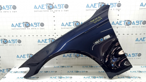Front left wing BMW 5 F10 11-16 aluminum, blue A89