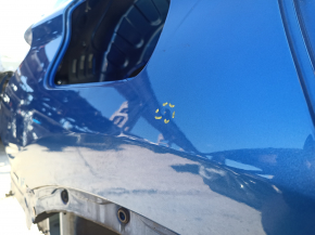 Quarter wing rear right BMW X1 F48 16-22 blue, on the body, bumper