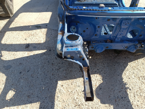 Front right quarter BMW X1 F48 16-22 blue, on the body
