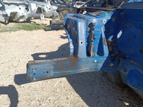 Front right quarter BMW X1 F48 16-22 blue, on the body