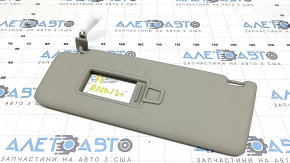 Left visor VW Atlas 18-26 beige, without hook