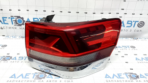 Left outer wing light VW Atlas 21-24 LED with chrome molding, scratches