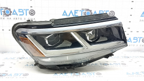 Front right headlight VW Atlas 21-23 LED, complete with chrome and block, pokes