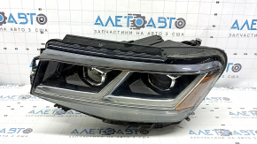 Front left headlight VW Atlas 21-23 LED, complete with chrome and unit, for polishing