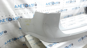 Bare rear bumper VW Atlas 21-26 white, worn, cracked, damaged mount