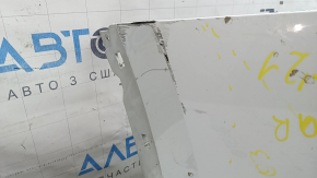 Bare rear bumper VW Atlas 21-26 white, worn, cracked, damaged mount