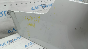 Bare rear bumper VW Atlas 21-26 white, worn, cracked, damaged mount