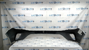 Bare front bumper VW Atlas 21-23 without parking sensors, white, chips, non-factory holes, cobwebs