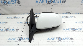 Left side mirror complete VW Atlas 21-23 6+2 pins, turn signal, heated, BSM, white