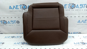 Rear seat cushion 2nd row right VW Atlas 21-23 brown leather, white stitching, perforation