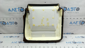 Rear seat cushion, 3rd row, right, VW Atlas 21-23, brown leather, white stitching, perforation