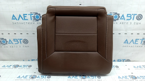 Rear seat cushion 3rd row left VW Atlas 21-23 brown leather, white stitching, perforation