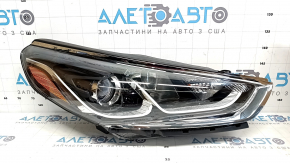 Right front headlight bare Hyundai Sonata 18-19 halogen with mount, yellow insert