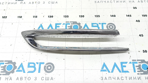 Left rear bumper molding BMW 5 F10 11-16 Luxury Line, broken guide