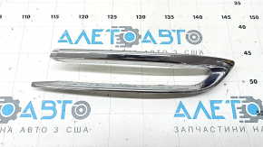 Right rear bumper molding BMW 5 F10 11-16 Luxury Line, broken guide