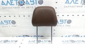 Headrest 2nd row left VW Atlas 21-23 brown leather, white stitching, dry cleanable